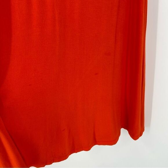 Old Navy Women’s Crew Neck Sleeveless A Line Mini Basic Summer Dress Orange S - Picture 2 of 4